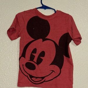 Red Mickey Mouse Kids T-Shirt